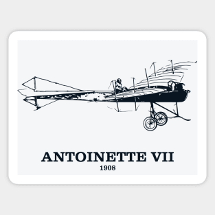 Antoinette VII 1908 Monoplane Sticker